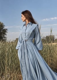 Luche Sky Blue Dress thumb 6