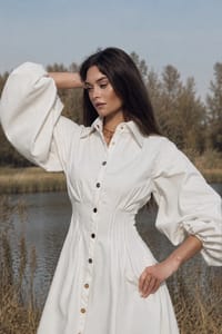 Cielo White Dress thumb 2