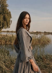 Luche Gray Dress thumb 5