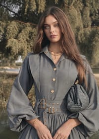 Luche Gray Dress thumb 4