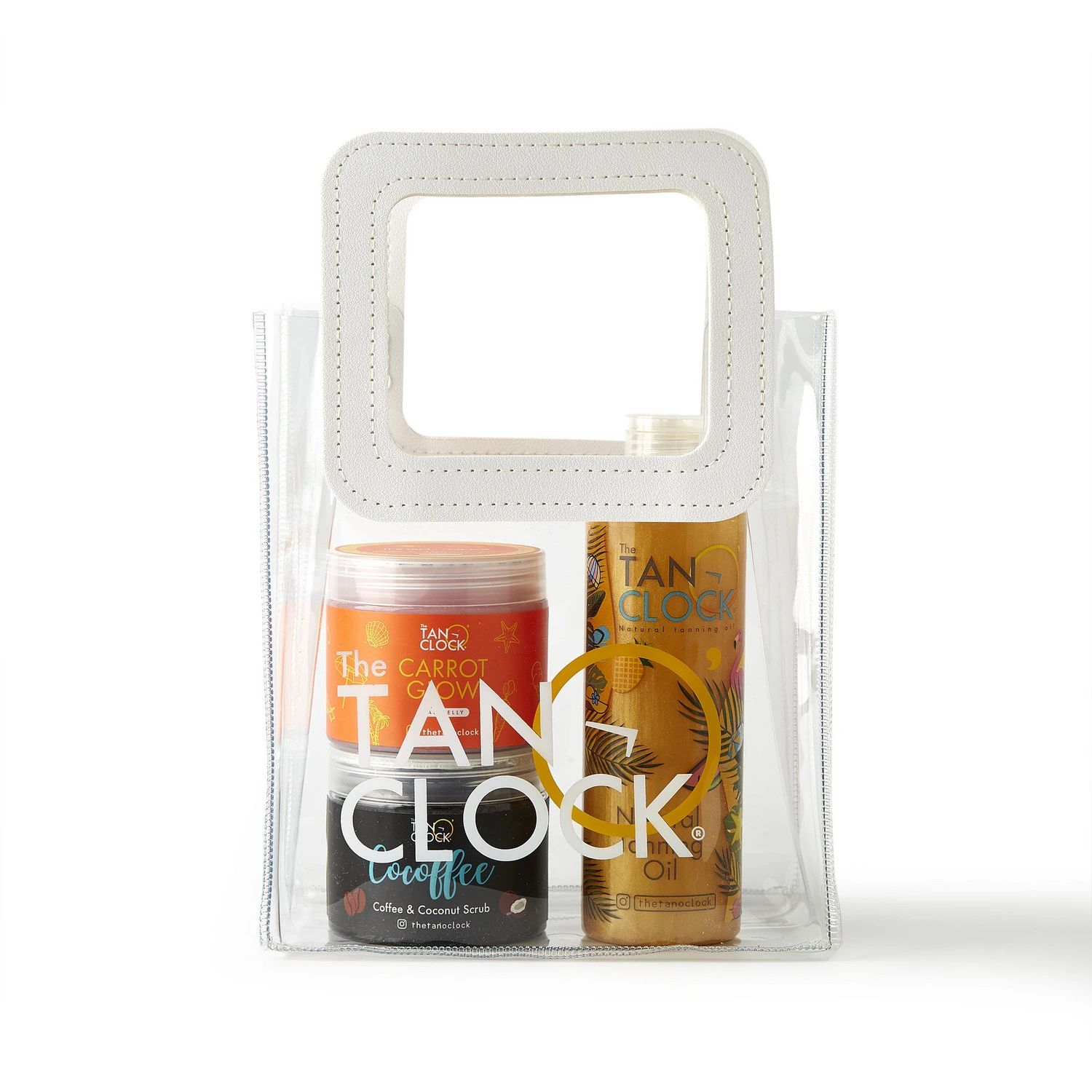 All Natural Tanning Oil, Carrot Glow and Cocoffee Scrub Package - 1