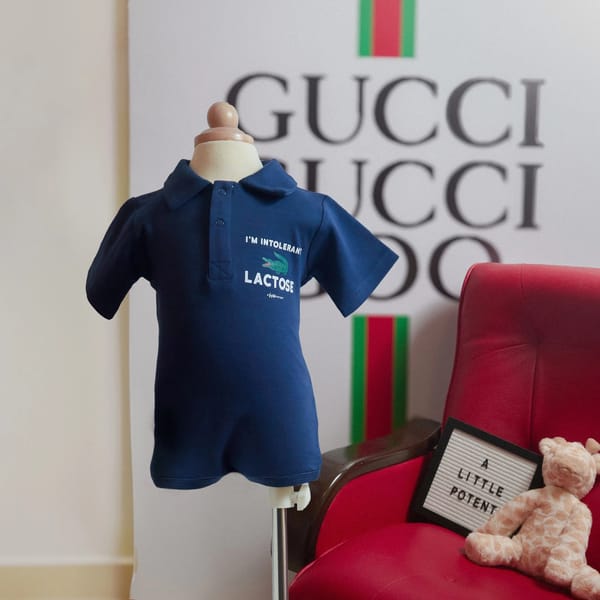 Lactose Polo Onesie