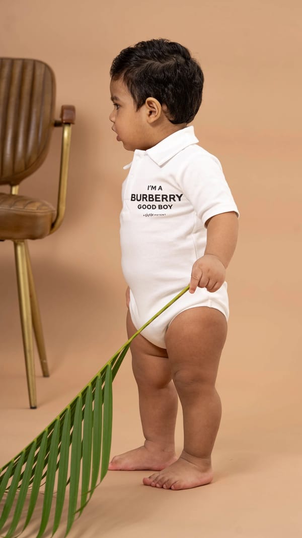 Burberry Good Boy Polo Onesie
