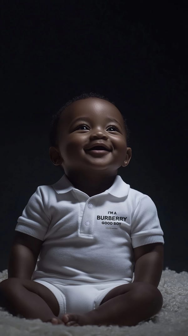Burberry Good Boy Polo Onesie