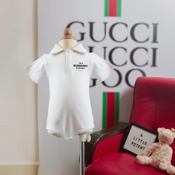 Burberry Good Boy Polo Onesie