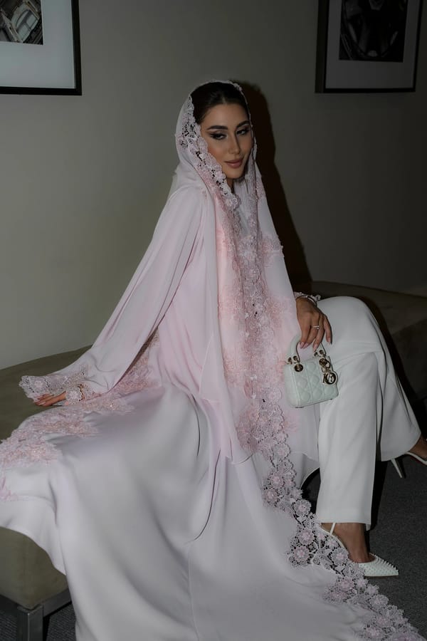 Asma flowery abaya