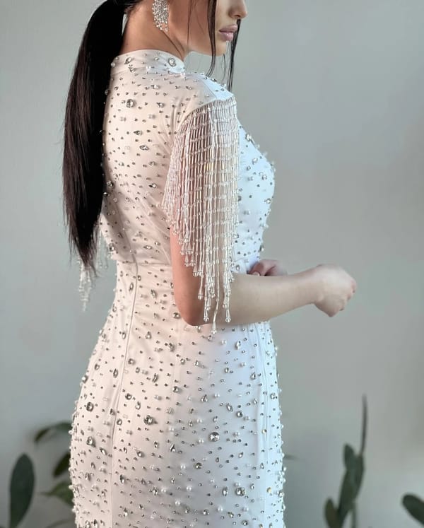 White dress