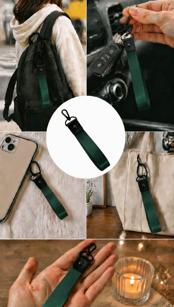 Aprilz Emerald Green Keychain