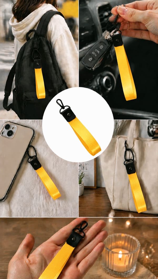 Aprilz Golden Yellow Keychain