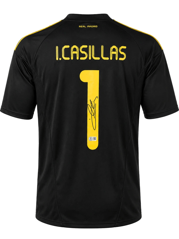 IKER CASILLAS SIGNED 2004/05 REAL MADRID JERSEY (BECKETT)