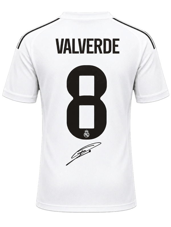 Federico Valverde Signed 2025/26 Real Madrid Jersey (ICONS)