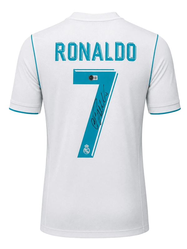 Cristiano Ronaldo Signed Real Madrid & Manchester United Jerseys (Dual Framed)