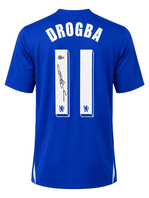 Didier Drogba & Frank Lampard Signed Chelsea Jerseys (Dual Framed)