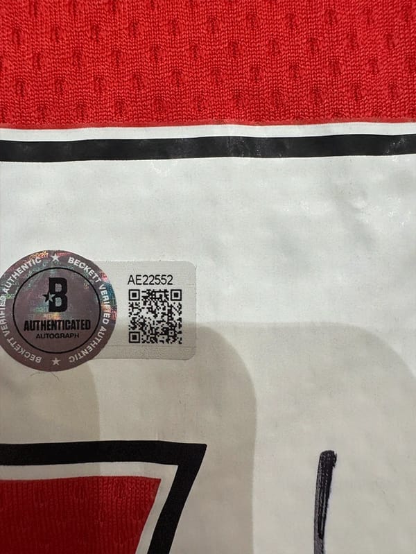 CRISTIANO RONALDO SIGNED 2007/08 MANCHESTER UNITED JERSEY (BECKETT)