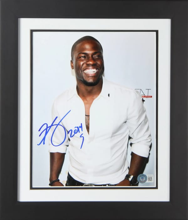 Kevin Hart Signed Poster (BECKETT)