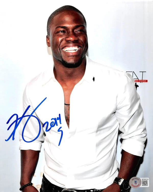 Kevin Hart Signed Poster (BECKETT)
