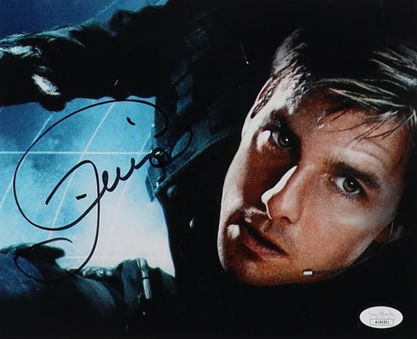 Tom Cruise Signed "Mission: Impossible" Poster (JSA)