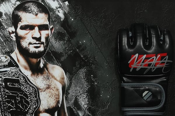 Khabib Nurmagomedov signed UFC glove (JSA)