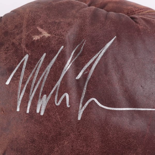 Mike Tyson Signed Vintage Boxing Glove (PSA)