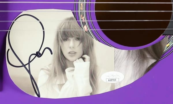 Taylor Swift Signed Acoustic Guitar (JSA)