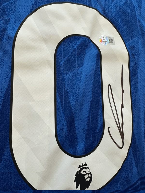 COLE PALMER SIGNED 2024/25 CHELSEA JERSEY (BECKETT)