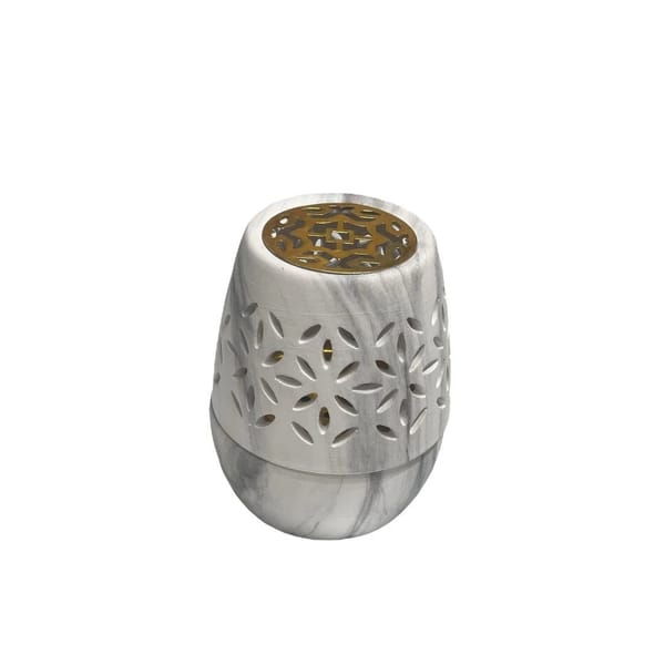 Marble-Effect Incense Burner