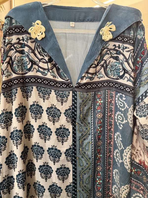Micro Velvet Kaftan