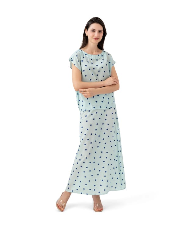 Polka Dot Skirt Set - T118