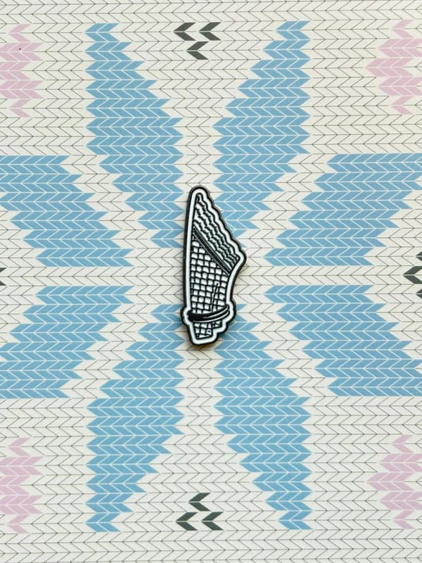 Black and White Magnetic Sticker