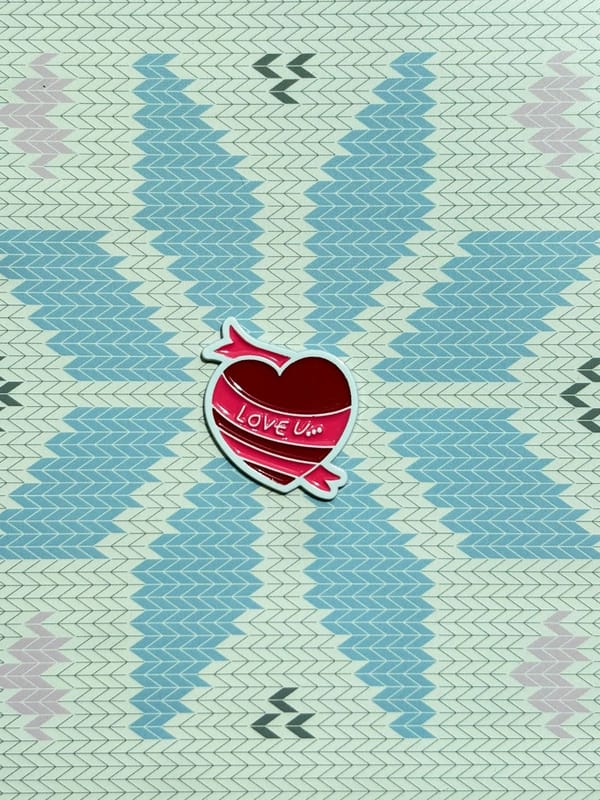 Love U Magnetic Sticker