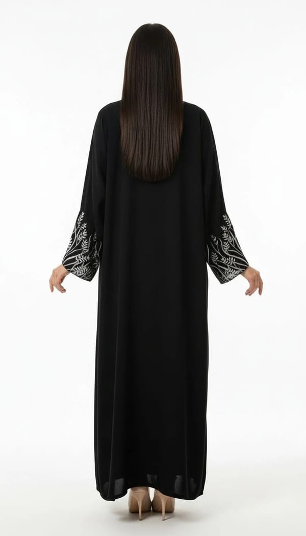 Pink Bunny Basic Abaya.01