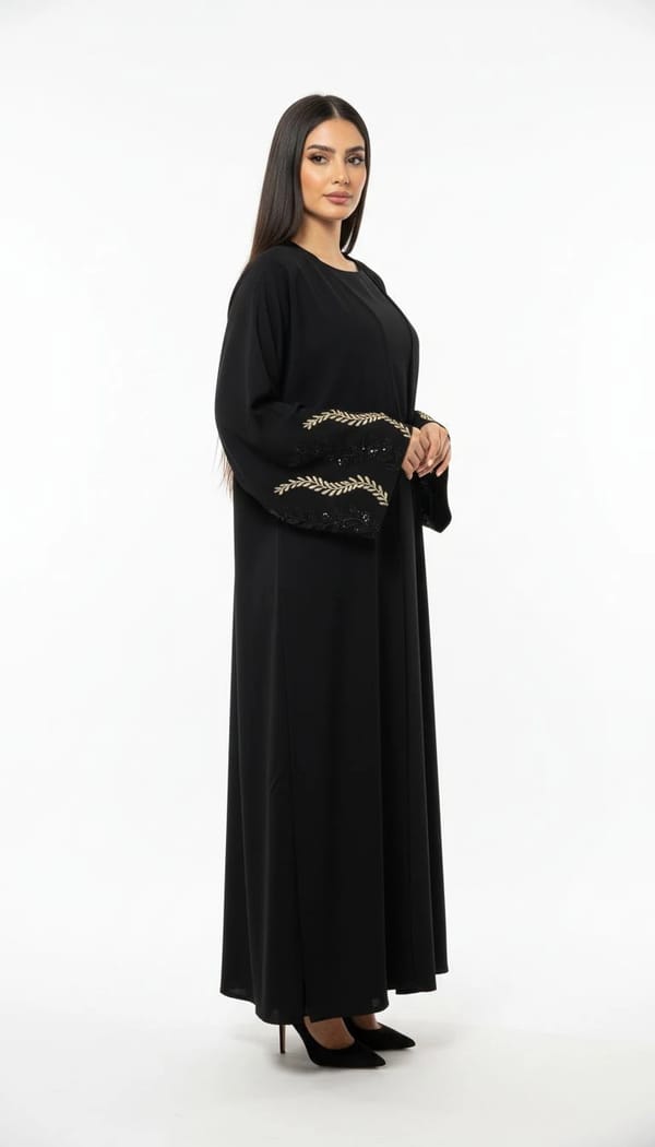 Pink Bunny Basic Abaya.02