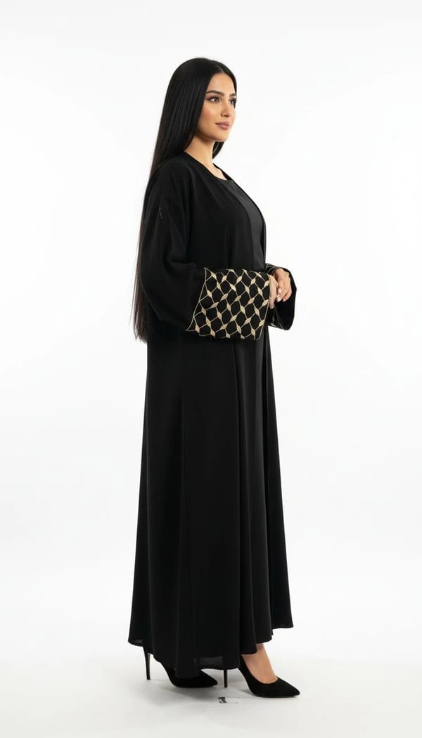 Pink Bunny Basic Abaya.06