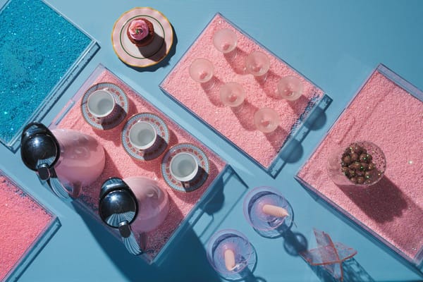 Pink Galaxy Tray