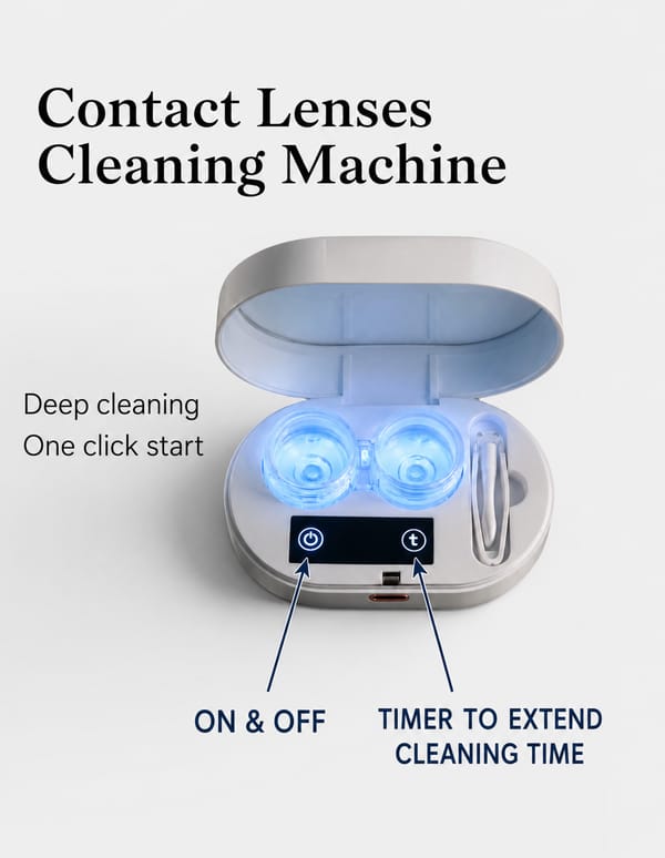 Lenses Cleaning Washing Machine