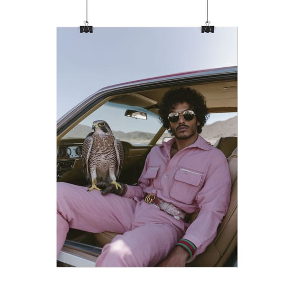 Ride or Fly, Habibi - Dubai 80s Poster Series 30 x 40