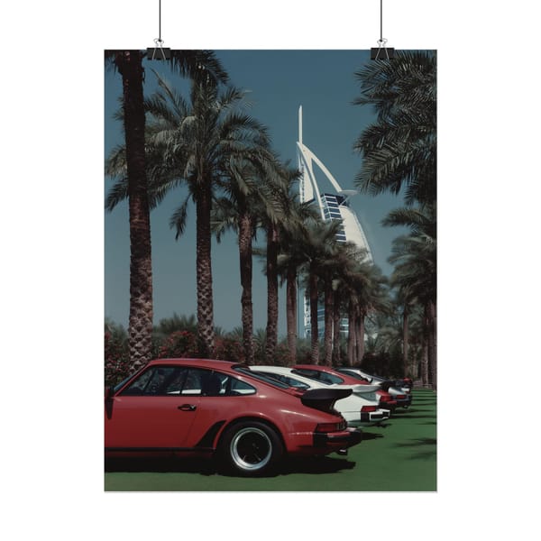 Jumeirah Heartbreak Club I - Dubai 80s Poster Series 40 x 50