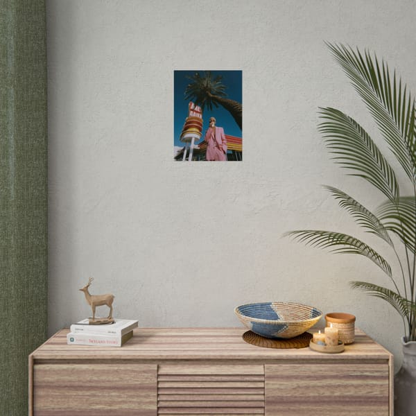 Dubai Americana I - Dubai 80s Poster Series 40 x 50