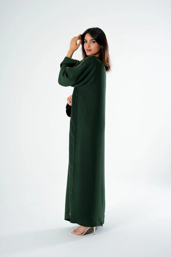 Saira Set green Abaya