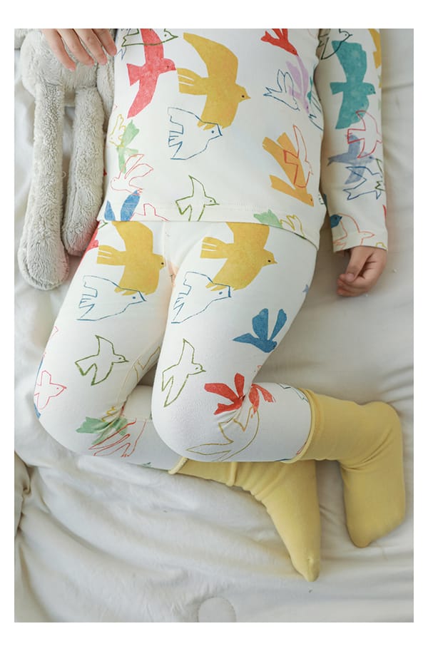 colorful bird pijama