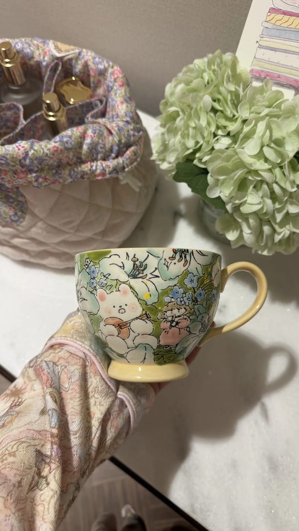 Lily mornings mug 🌺