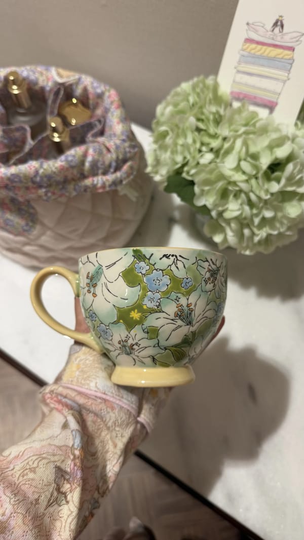 Lily mornings mug 🌺