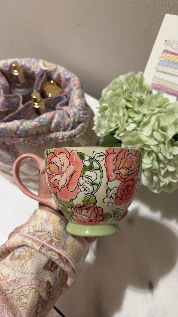 Rose garden mug 🌹