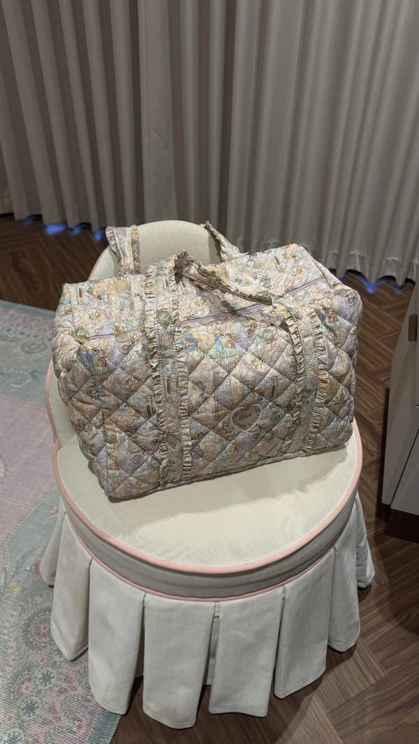 Fairytale duffle bag 🧚🏼‍♀️