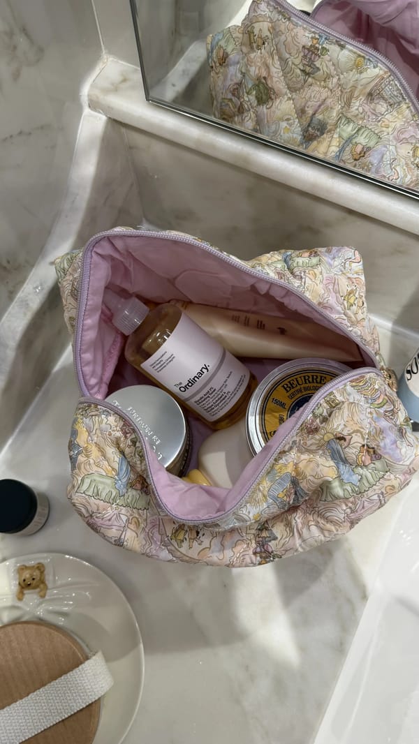 Fairytale toiletries pouch 🧚🏼‍♀️🫧💌