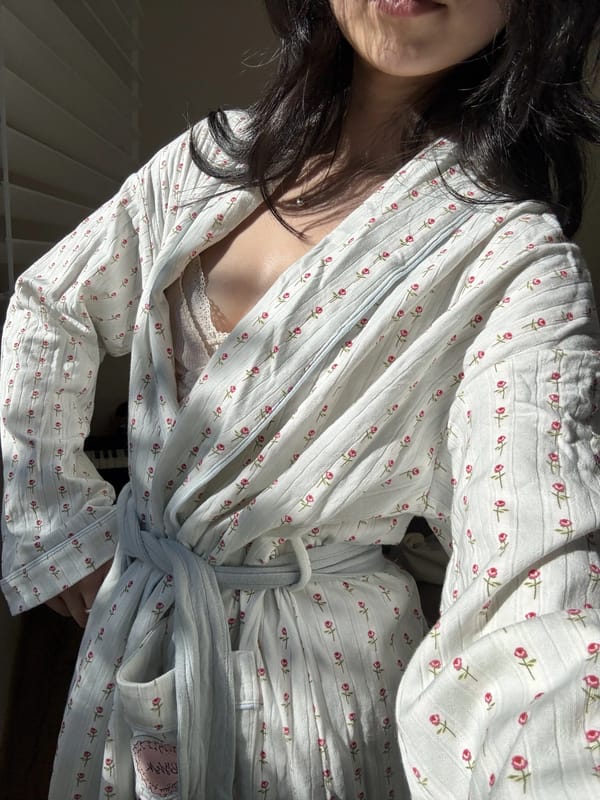 Blue hour robe 🧖🏻‍♀️