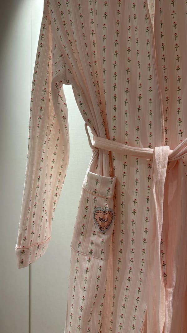 Rose blush robe 🌸