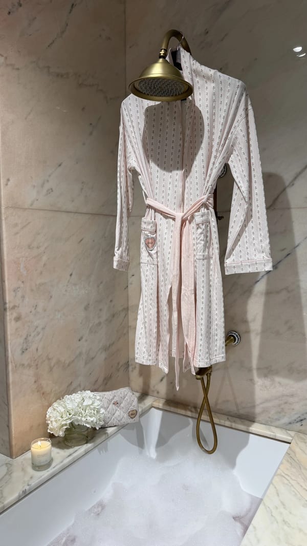 Rose blush robe 🌸