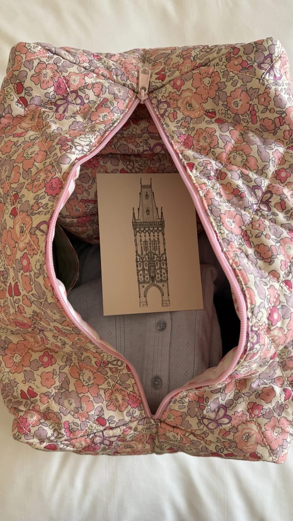 Whispering petals duffle bag 🌸
