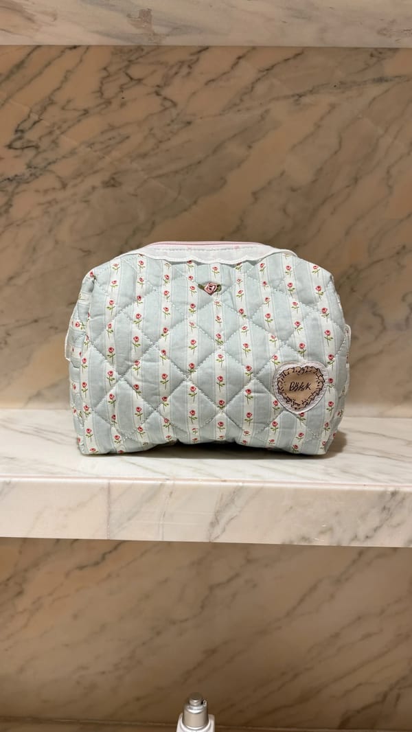 Blue hour toiletries pouch 🛁🌷